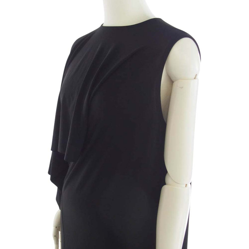 ISSEY MIYAKE イッセイミヤケ IM43JH223 DRAPE JERSEY-48 ドレープデザイン ワンピース ブラック系 2【美品】【中古】