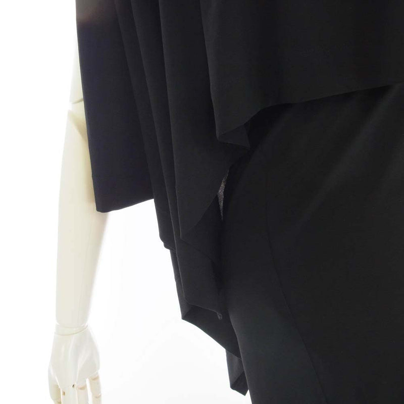 ISSEY MIYAKE イッセイミヤケ IM43JH223 DRAPE JERSEY-48 ドレープデザイン ワンピース ブラック系 2【美品】【中古】