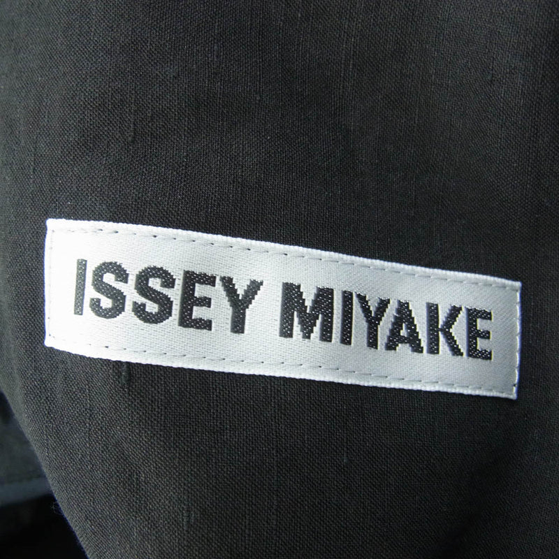 ISSEY MIYAKE イッセイミヤケ IM43FF084 ENCLOTHE PANTS Trouser ワイド パンツ ブラック系 2【美品】【中古】