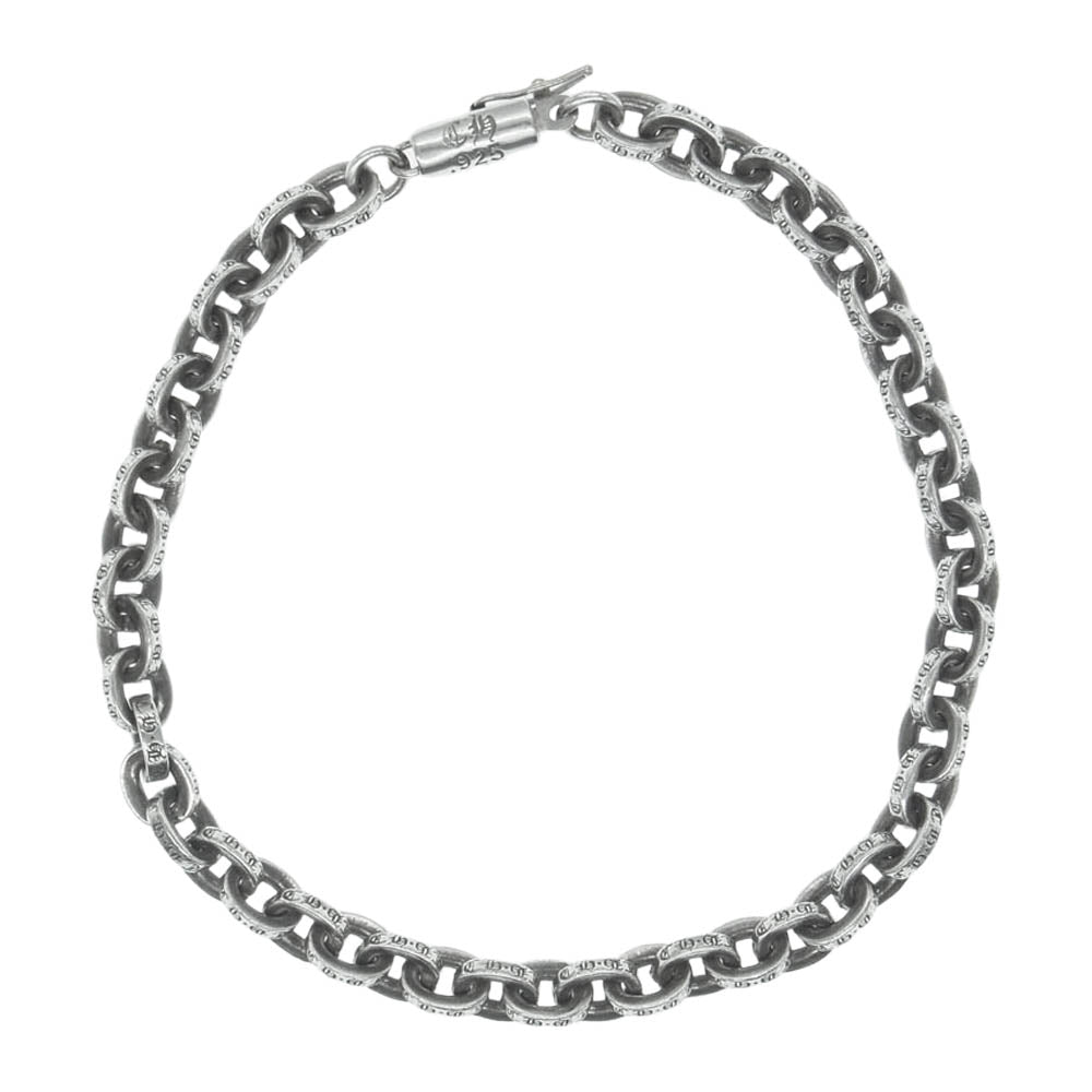 CHROME HEARTS クロムハーツ（原本有） PAPER CHAIN 7inch ペーパーチェーン ブレスレット 7インチ シルバー系【中古】