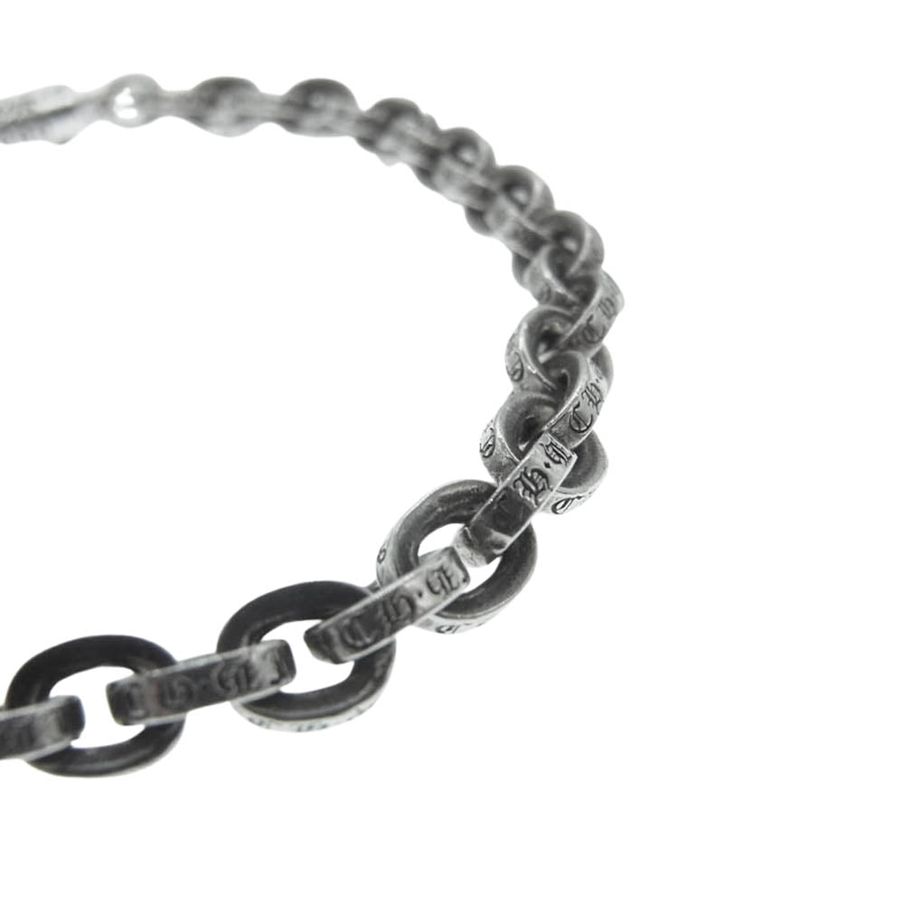 CHROME HEARTS クロムハーツ（原本有） PAPER CHAIN 7inch ペーパーチェーン ブレスレット 7インチ シルバー系【中古】