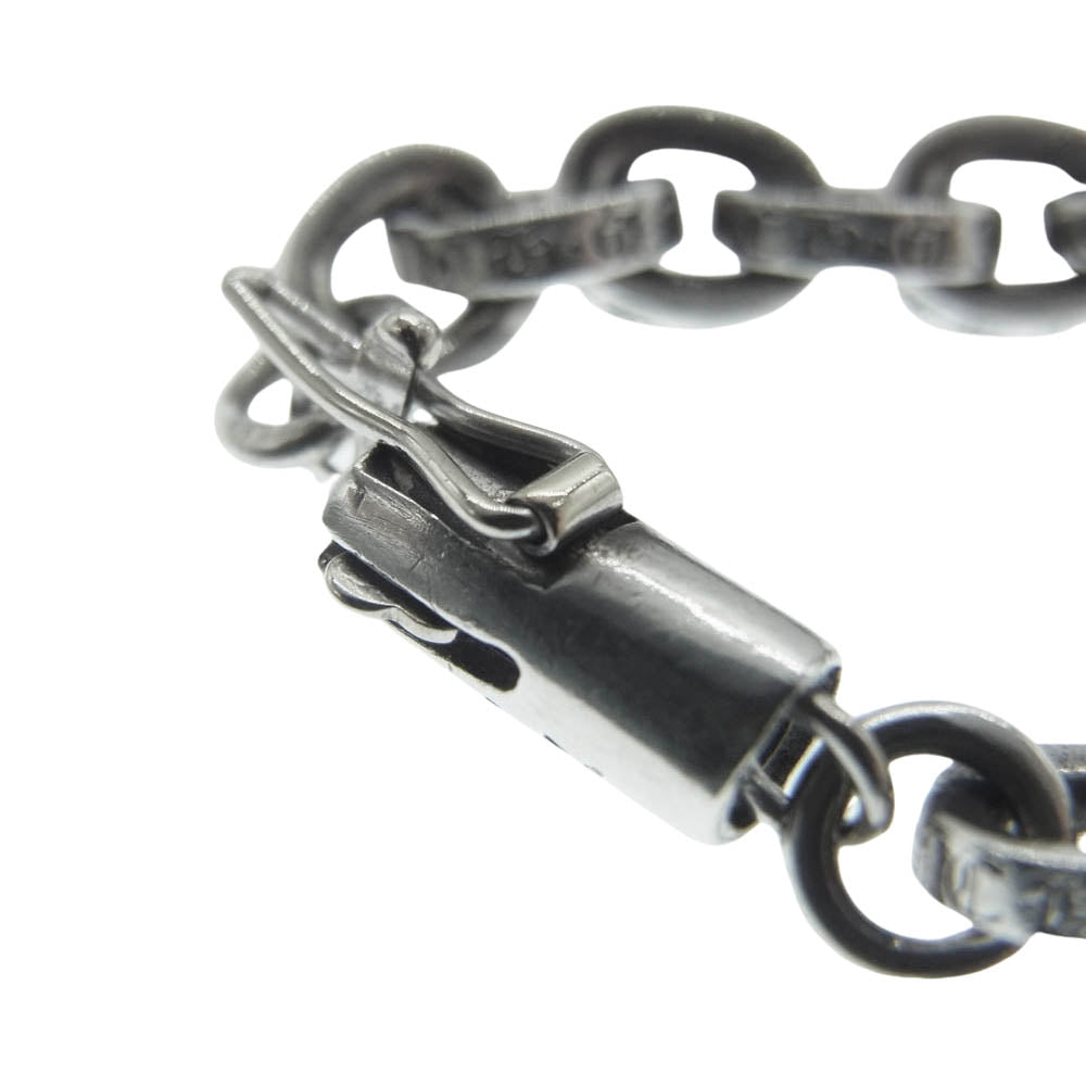 CHROME HEARTS クロムハーツ（原本有） PAPER CHAIN 7inch ペーパーチェーン ブレスレット 7インチ シルバー系【中古】