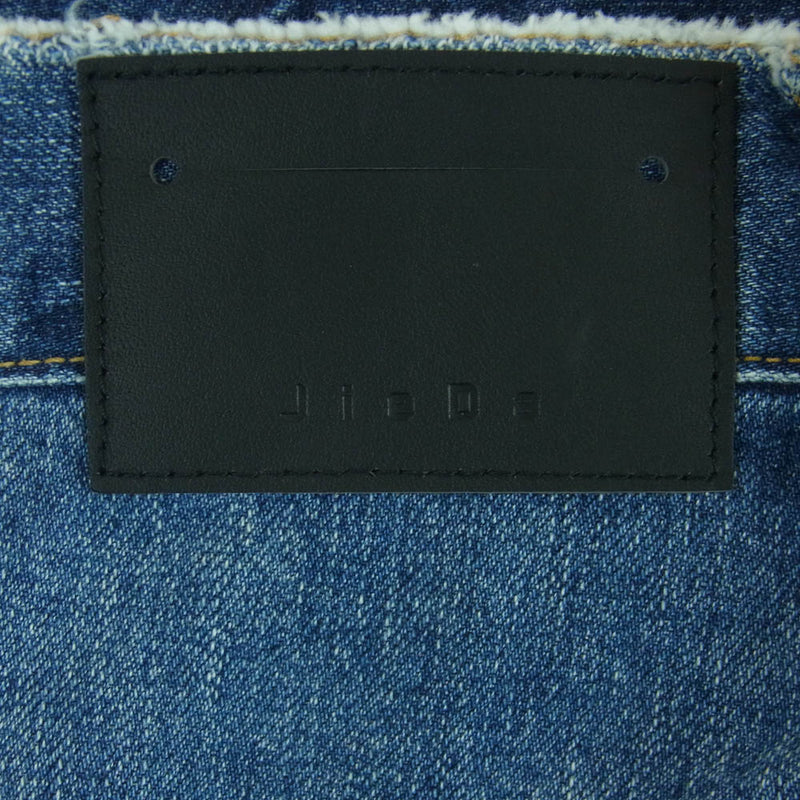 Jieda ジエダ 24SS Jie-24S-PT04 USED 3D BAGGY DENIM ユーズド 3D バギー デニム パンツ インディゴブルー系 1【新古品】【未使用】【中古】