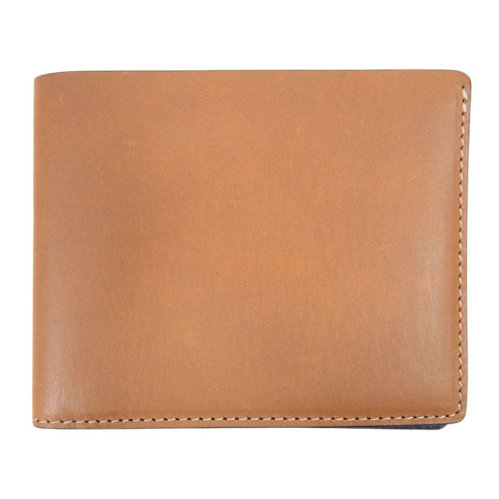 DENHAM デンハム 二つ折り バイカラー レザー ウォレット ブラウン系【中古】