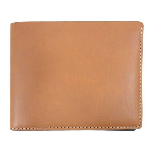 DENHAM デンハム 二つ折り バイカラー レザー ウォレット ブラウン系【中古】