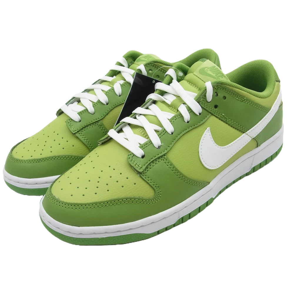 NIKE ナイキ DJ6188-300 Dunk Low Chlorophyll White Vivid Green ダンク ロー クロロフィル ホワイト ヴィヴィッドグリーン スニーカー グリーン系 27cm【新古品】【未使用】【中古】