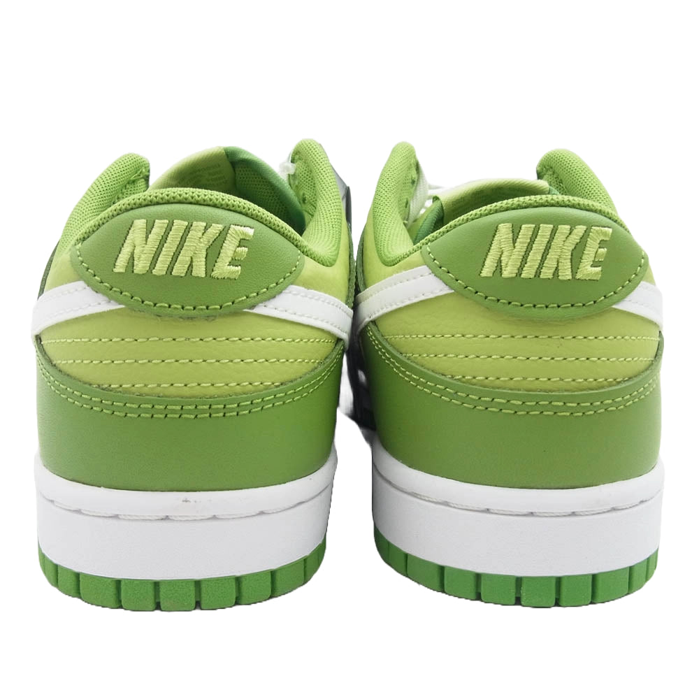 NIKE ナイキ DJ6188-300 Dunk Low Chlorophyll White Vivid Green ダンク ロー クロロフィル ホワイト ヴィヴィッドグリーン スニーカー グリーン系 27cm【新古品】【未使用】【中古】