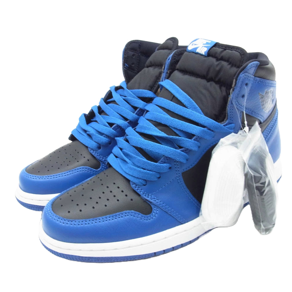 NIKE AIR JORDAN ナイキ ジョーダン 555088-404 Air Jordan 1 Retro High OG Dark Marina Blue AJ1 エアジョーダン レトロ ハイ ダークマリーナブルー スニーカー ブラック系 ブルー系 27cm【新古品】【未使用】【中古】