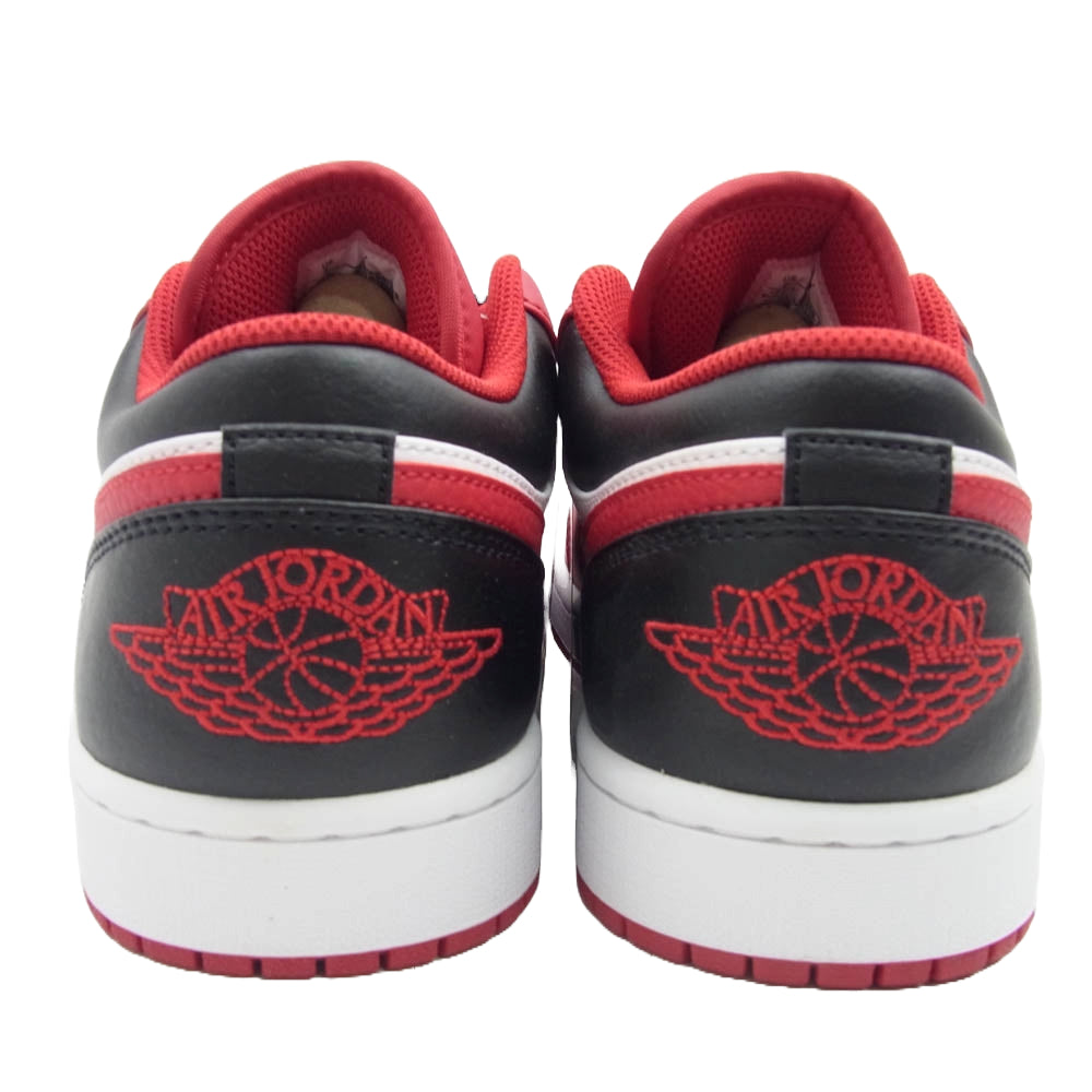 NIKE AIR JORDAN ナイキ ジョーダン 553558-163 Air Jordan 1 Low White Gym Red Black AJ1 ロー ホワイト ジムレッド ブラック スニーカー レッド系 ホワイト系 27cm【新古品】【未使用】【中古】