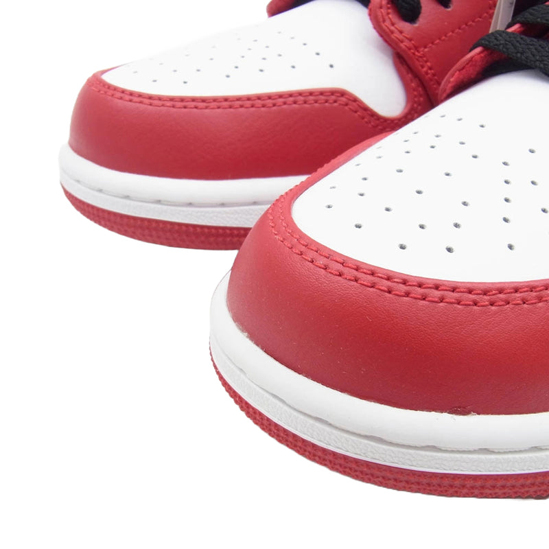 NIKE AIR JORDAN ナイキ ジョーダン 553558-163 Air Jordan 1 Low White Gym Red Black AJ1 ロー ホワイト ジムレッド ブラック スニーカー レッド系 ホワイト系 27cm【新古品】【未使用】【中古】