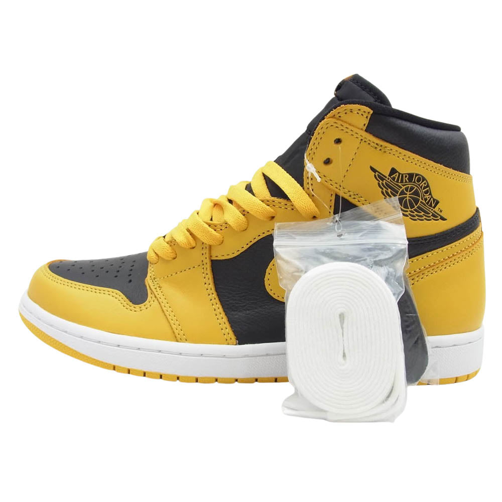 NIKE AIR JORDAN ナイキ ジョーダン 555088-701 Air Jordan 1 High OG Pollen AJ1 エアジョーダン ハイ ポラン スニーカー ブラック系 イエロー系 27cm【新古品】【未使用】【中古】