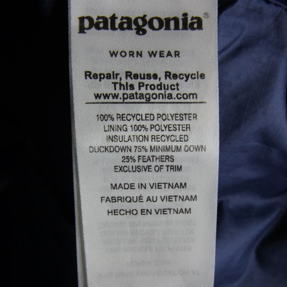 patagonia パタゴニア 84903FA18 Wendigo Down Jacket ウェンディゴ ダウン ジャケット ネイビー系 S【中古】