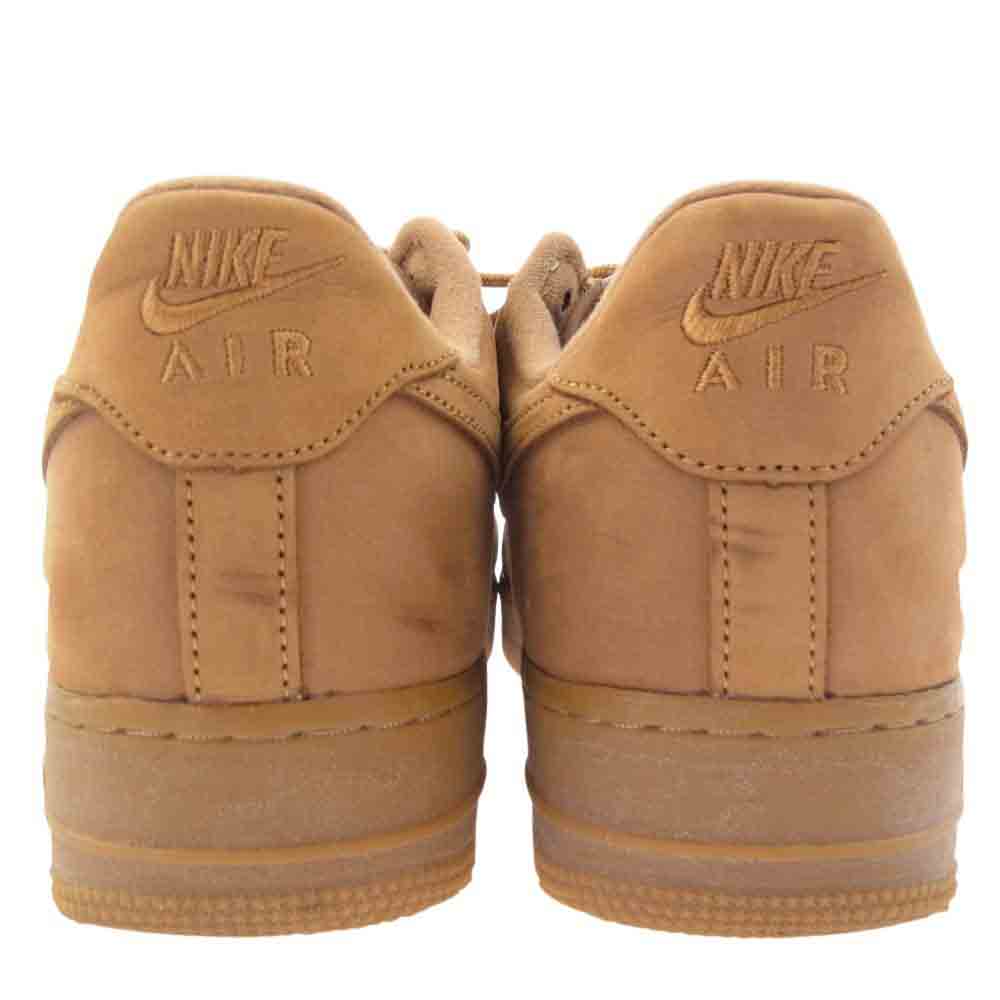 Supreme シュプリーム DN1555-200 × Nike Air Force 1 Low Flax/Wheat エアフォース 1 ローカット スニーカー ライトブラウン系 26.5cm【中古】