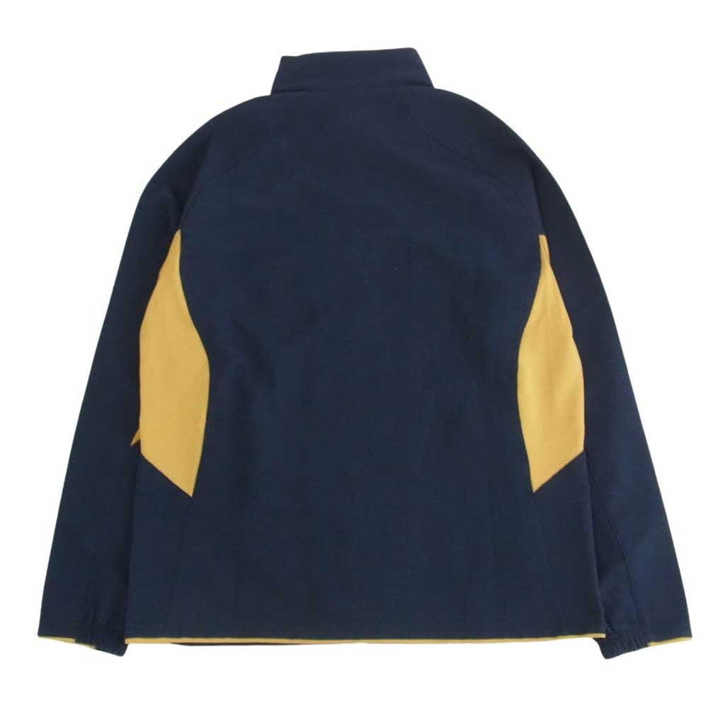 アンブロ UCS4445B/UCS4445P ロゴ刺繍 ジャージ セットアップ トラックジャケット トラックパンツ ネイビー系 L【中古】