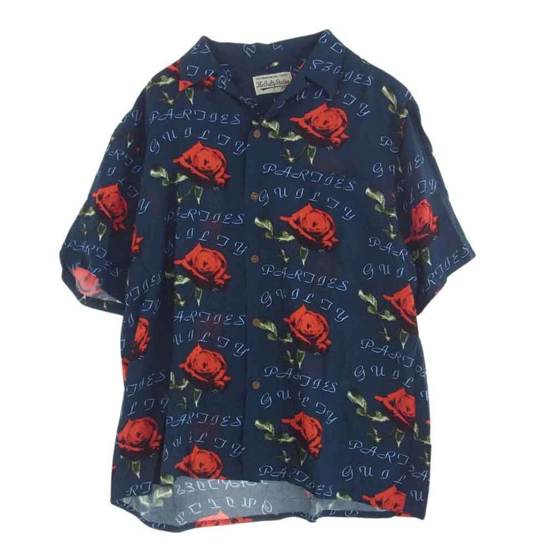 WACKO MARIA ワコマリア 22SS 22SS-WMS-HI04 HAWAIIAN SHIRT S/S TYPE-4 ハワイアン アロハ シャツ 半袖 シャツ モスグリーン系 XL【中古】