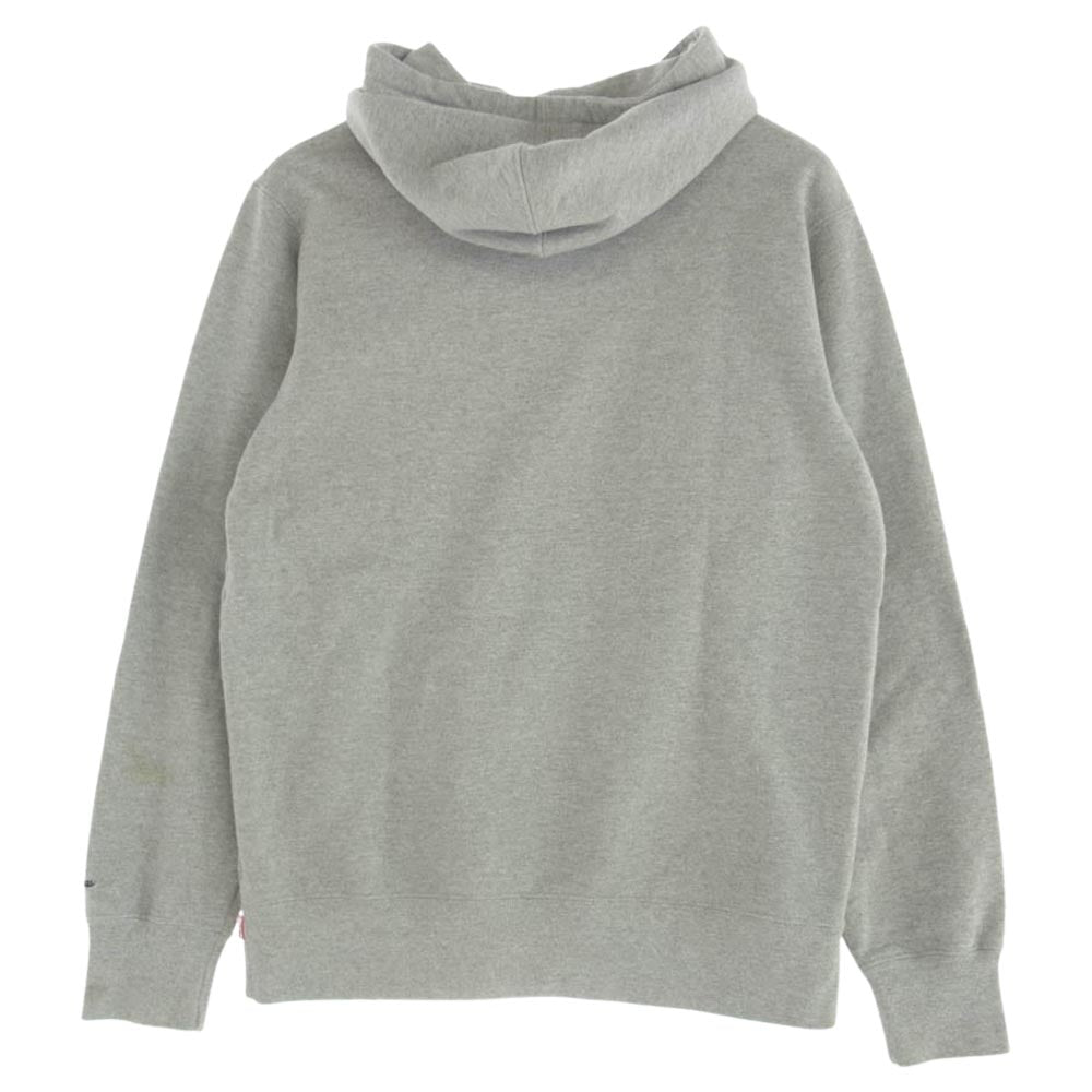 Supreme シュプリーム 15SS Chrome Arc Hooded Sweatshirt?アーチロゴ プルオーバー パーカー グレー系 M【中古】