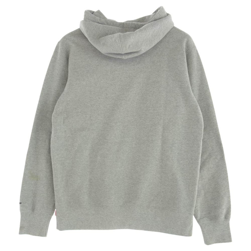 Supreme シュプリーム 15SS Chrome Arc Hooded Sweatshirt?アーチロゴ プルオーバー パーカー グレー系 M【中古】