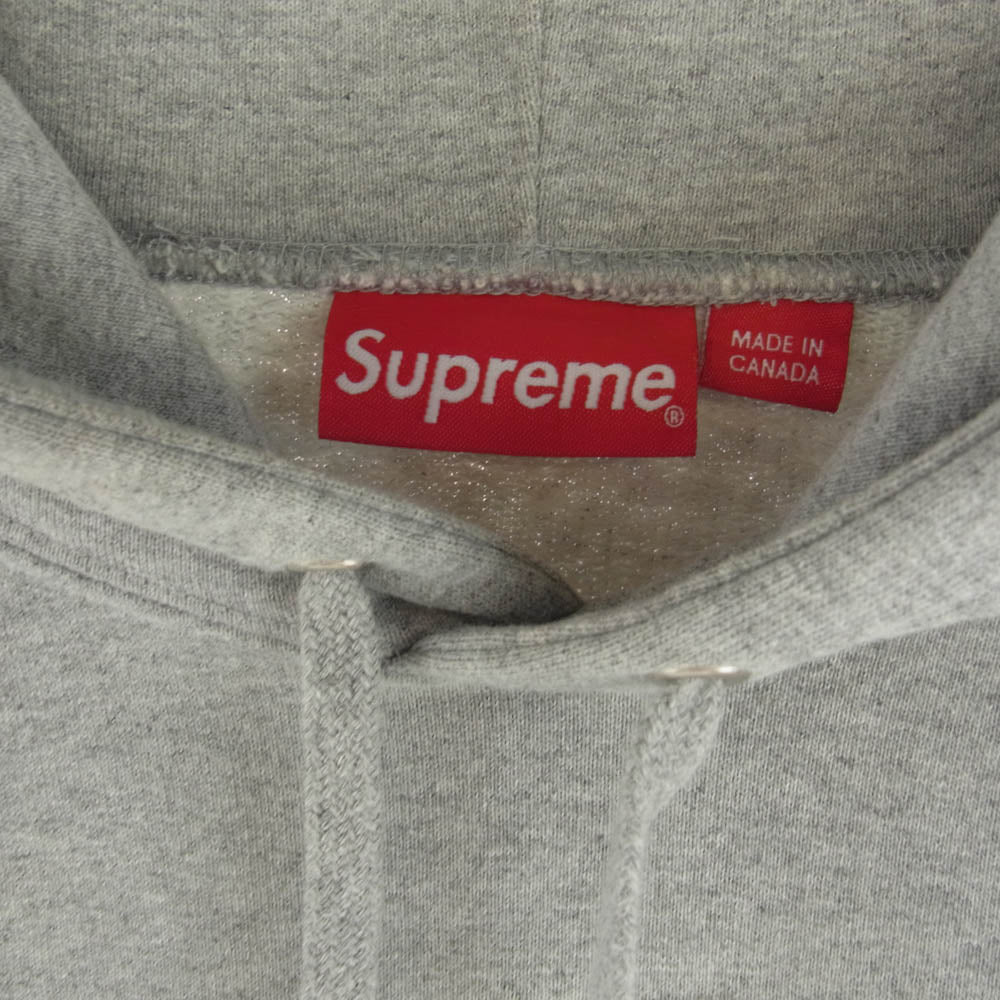 Supreme シュプリーム 15SS Chrome Arc Hooded Sweatshirt?アーチロゴ プルオーバー パーカー グレー系 M【中古】