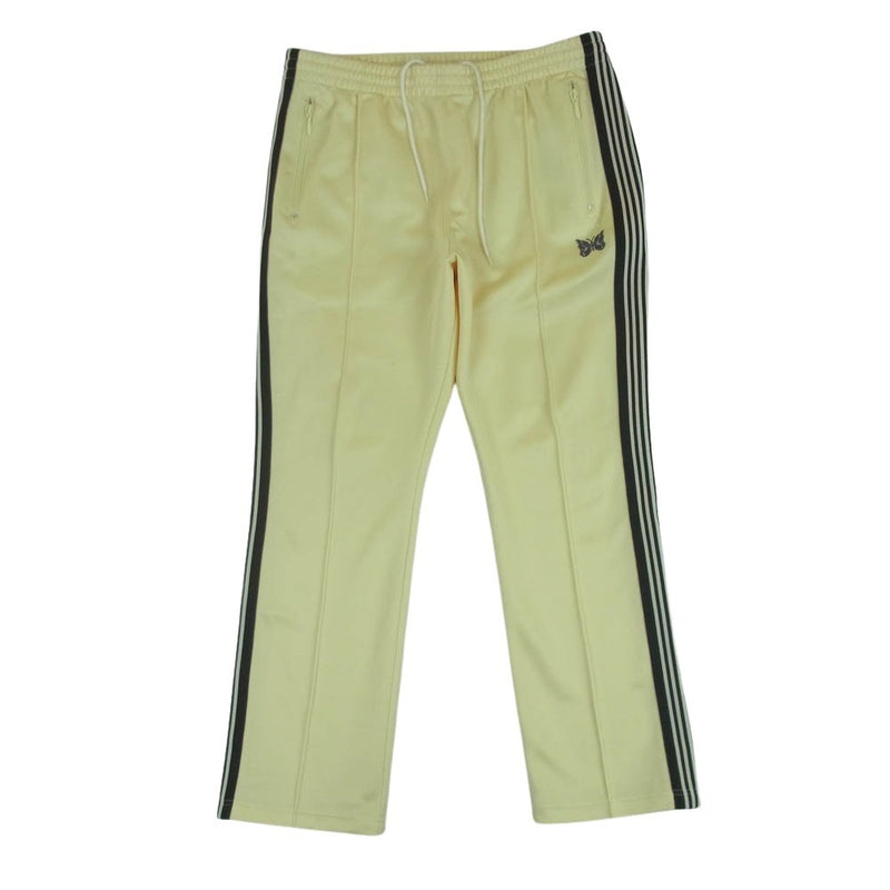 Needles ニードルス MR445 STUDIOUS 別注 Track Pants トラック パンツ 日本製 イエロー系 ブラック系 L【中古】