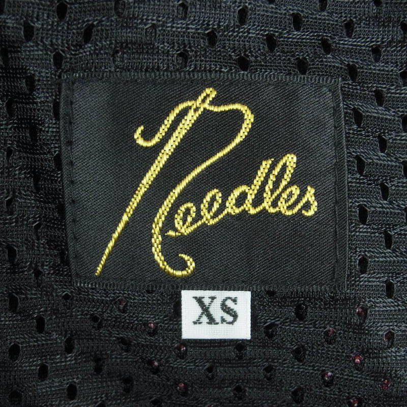 Needles ニードルス 23AW NS243 Track Pants Jean Poly Jq トラック パンツ パピヨン ジャカード 日本製 ネイビー系 XS【中古】