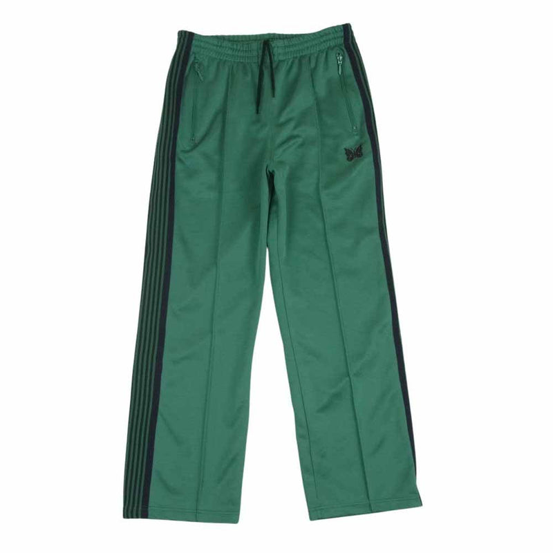 Needles ニードルス 23SS MR286 Track Pants Poly Smooth ポリースムース トラック パンツ サイドライン グリーン系 S【中古】