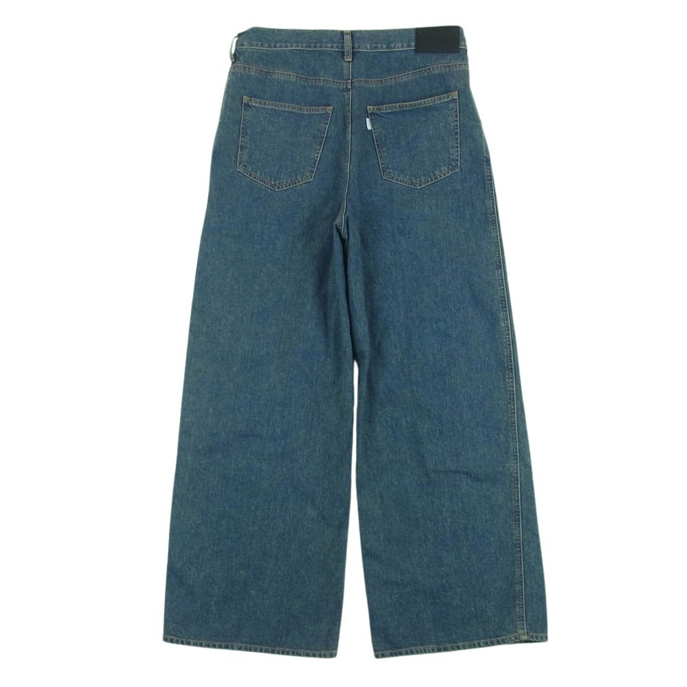 Jieda ジエダ 24SS Jie-24S-PT01 CUTTING WIDE DENIM カッティング ワイド デニム パンツ インディゴブルー系 2【新古品】【未使用】【中古】