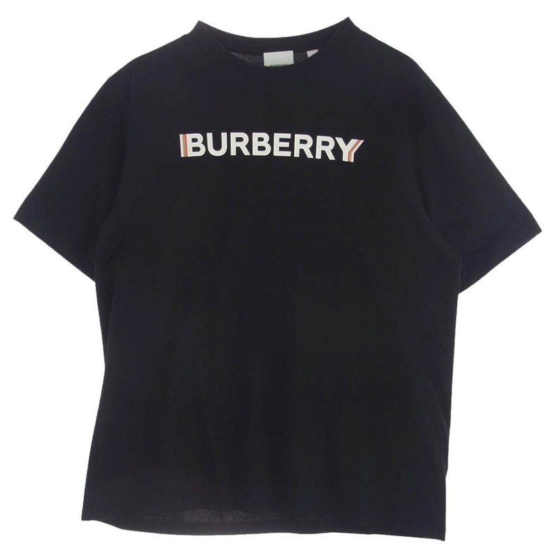 BURBERRY バーバリー 8053010 ロゴ 半袖 Tシャツ ブラック系 S【中古】