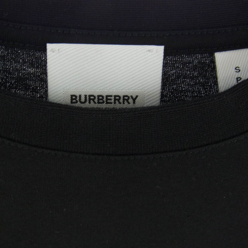 BURBERRY バーバリー 8053010 ロゴ 半袖 Tシャツ ブラック系 S【中古】