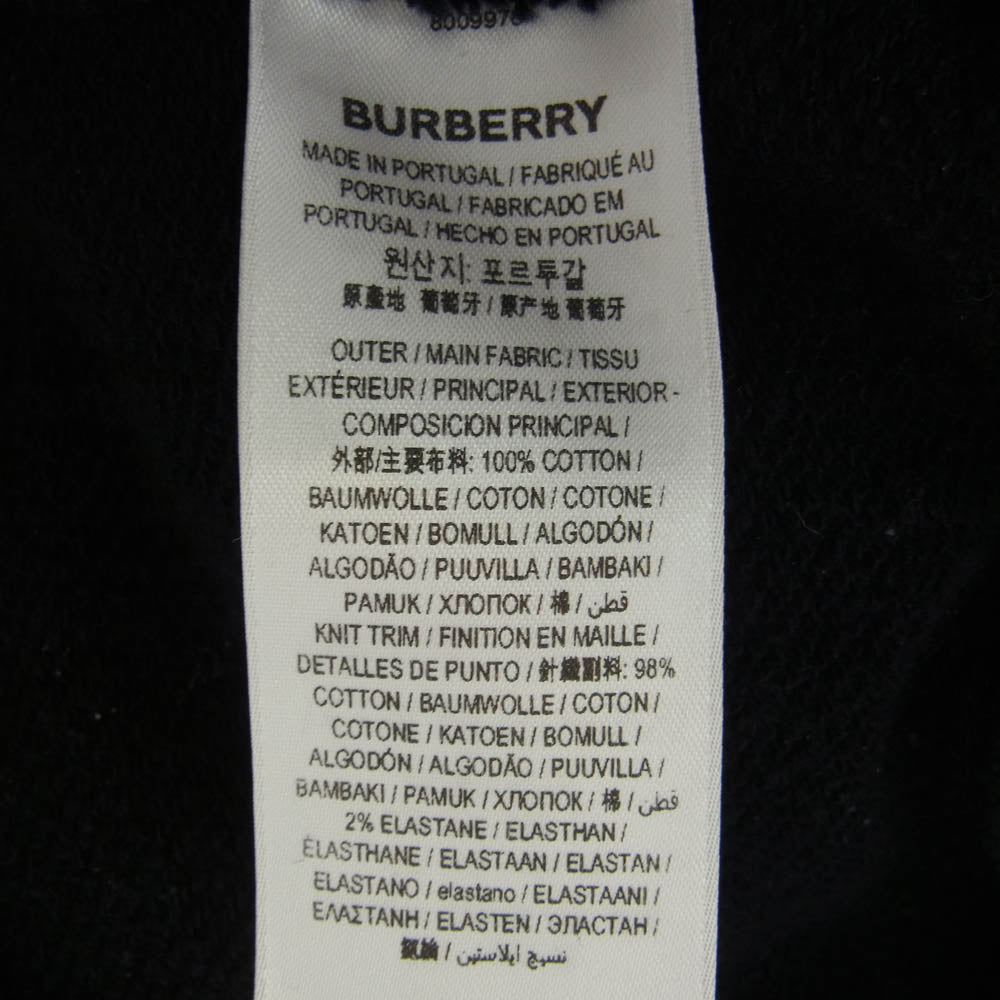 BURBERRY バーバリー 8009976 ARCHIVE CAMPAIGN CREWNECK SWEAT アーカイブ キャンペーン プリント コットン スウェットシャツ ブラック系 M【中古】