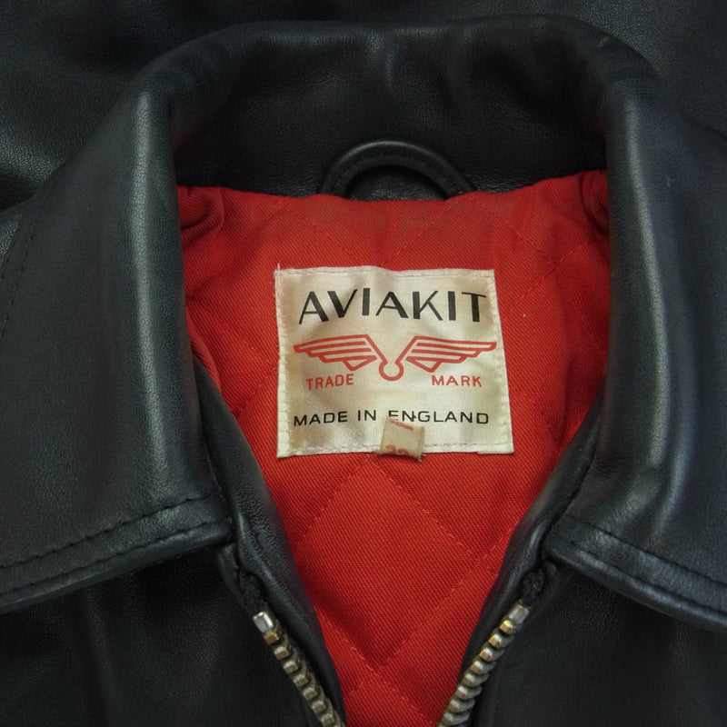 Lewis Leathers ルイスレザー Dominator Jacket ドミネーター レザージャケット シングル ライダースジャケット ブラック系 32【中古】