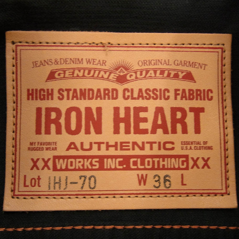 IRON HEART アイアンハート IHJ-70 サマー コーデュロイ トラッカー
