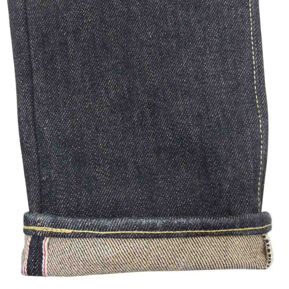 IRON HEART アイアンハート 555-SST 21oz セルビッチ ストレッチ スーパースリム ストレート デニム パンツ インディゴブルー系 31【中古】