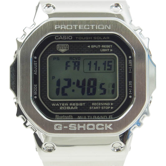 CASIO G-SHOCK カシオ ジーショック GMW-B5000D-1JF フルメタル デジタル 電波ソーラー Bluetooth搭載 腕時計 ウォッチ【極上美品】【中古】