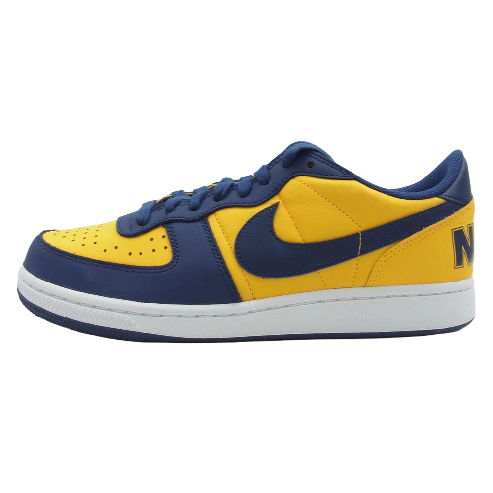 NIKE ナイキ FJ4206-700 Terminator Low University Gold and Navy Michigan ターミネーター ロー スニーカー イエロー系 ネイビー系 27cm【新古品】【未使用】【中古】