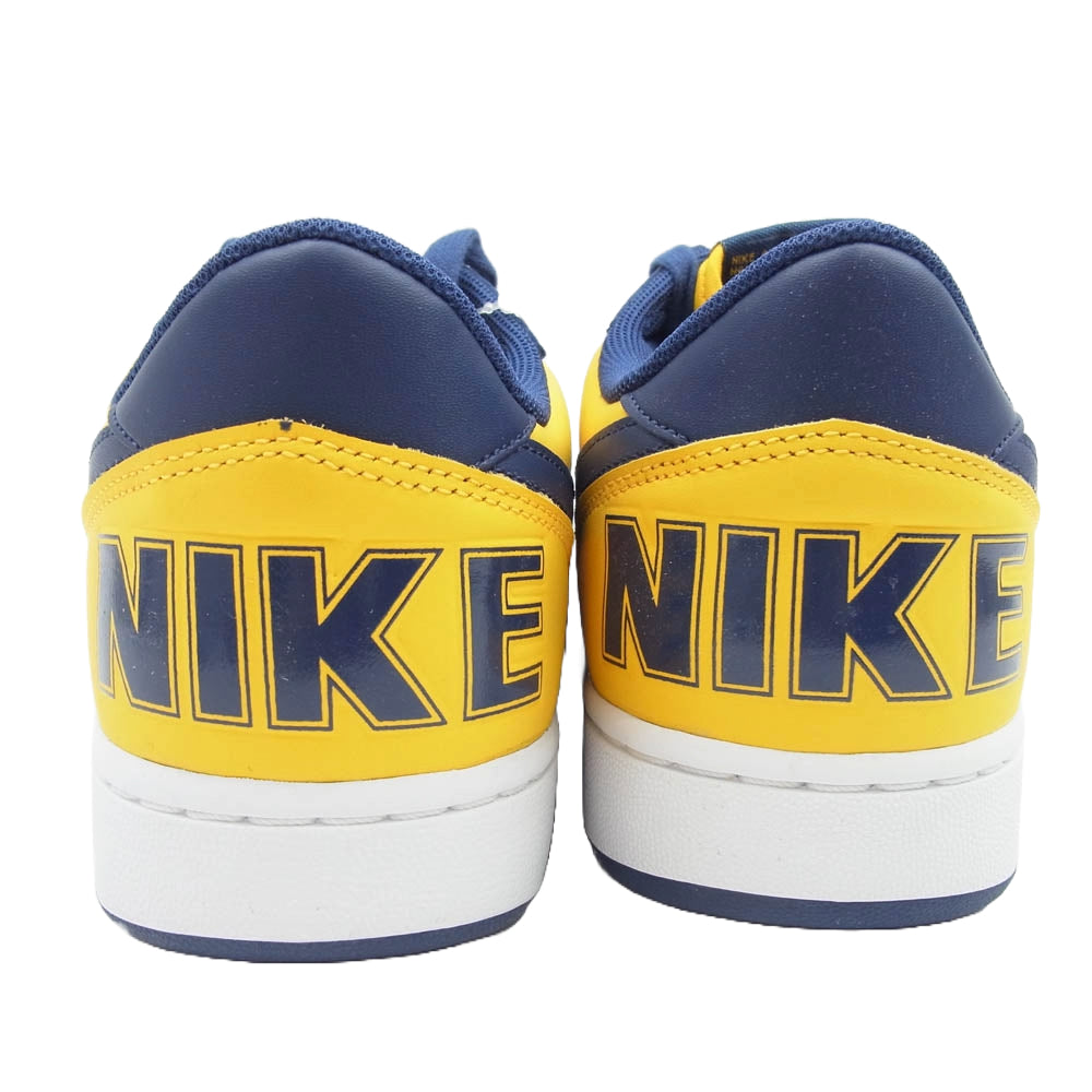 NIKE ナイキ FJ4206-700 Terminator Low University Gold and Navy Michigan ターミネーター ロー スニーカー イエロー系 ネイビー系 27cm【新古品】【未使用】【中古】