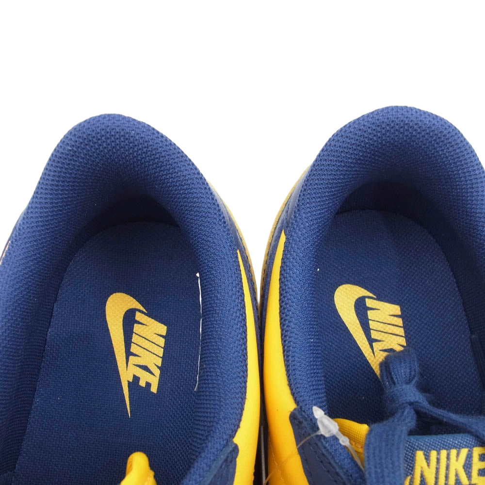 NIKE ナイキ FJ4206-700 Terminator Low University Gold and Navy Michigan ターミネーター ロー スニーカー イエロー系 ネイビー系 27cm【新古品】【未使用】【中古】