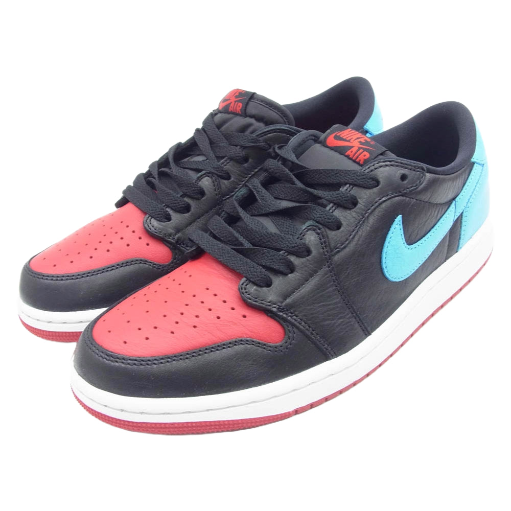 NIKE ナイキ CZ0775-046 Women's Air Jordan 1 Retro Low OG NC to CHICAGO ウィメンズ エアジョーダン レトロ ロー ノースカロライナ トゥ シカゴ レッド系 ライトブルー系 27.5cm【新古品】【未使用】【中古】