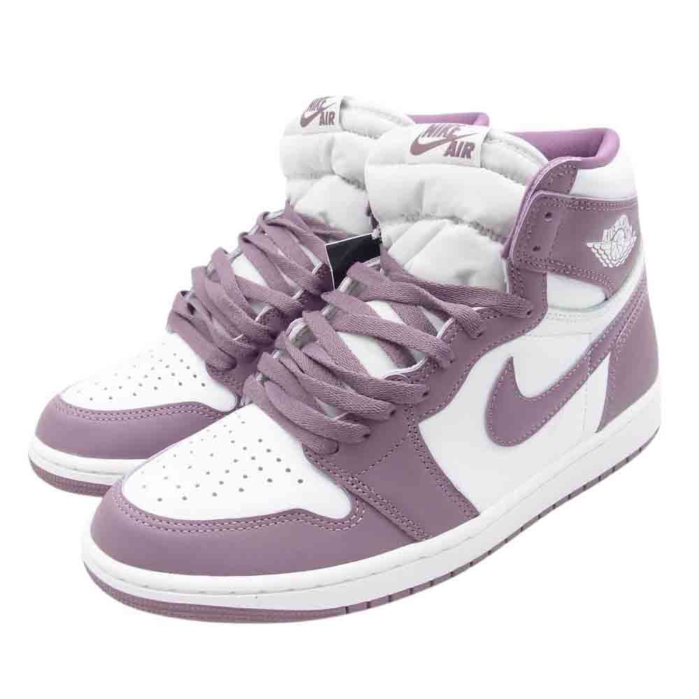 NIKE ナイキ DZ5485-105 Air Jordan 1 Retro High OG Mauve エアジョーダン レトロ ハイ モーブ ハイカット スニーカー パープル系 ホワイト系 27.5cm【極上美品】【中古】