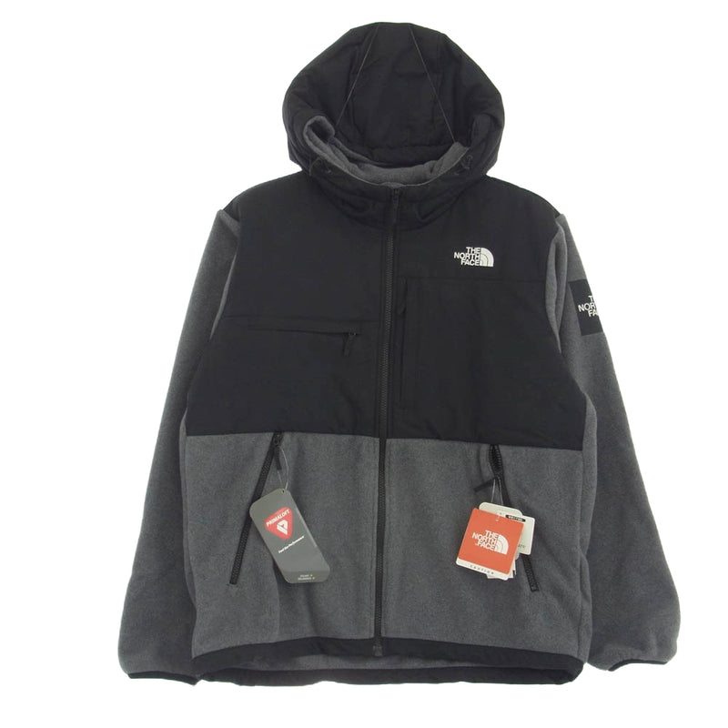 THE NORTH FACE ノースフェイス NA71952 DENALI HOODIE デナリ フリース ジップアップ ジャケット グレー系 L【新古品】【未使用】【中古】