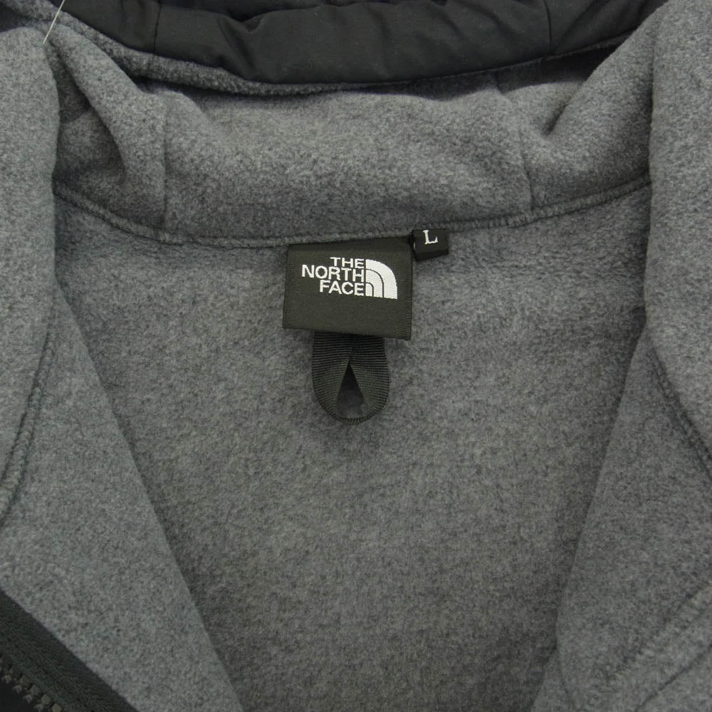 THE NORTH FACE ノースフェイス NA71952 DENALI HOODIE デナリ フリース ジップアップ ジャケット グレー系 L【新古品】【未使用】【中古】