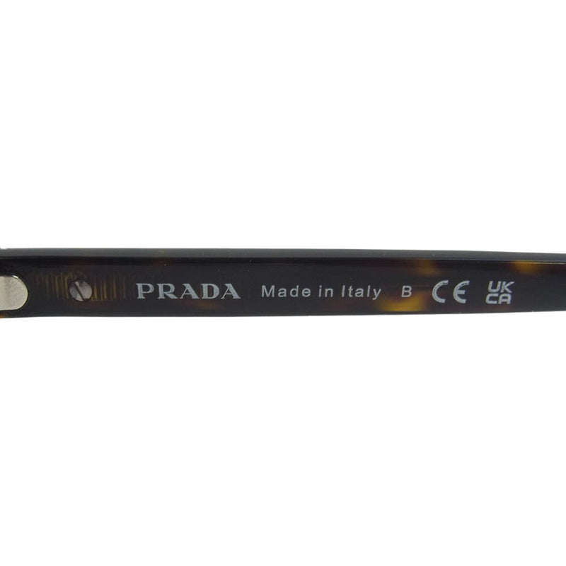 PRADA プラダ VPR 13W-F 2AU-101 ダークハバナ 眼鏡 アイウェア ブラウン系 51□19 145【中古】