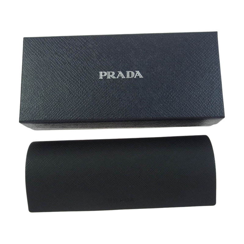 PRADA プラダ VPR 13W-F 2AU-101 ダークハバナ 眼鏡 アイウェア ブラウン系 51□19 145【中古】