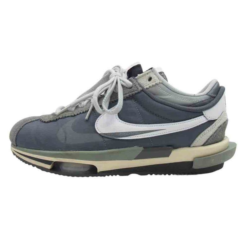 NIKE ナイキ DQ0581-001 × sacai Zoom Cortez Iron Grey サカイ ズーム コルテッツ アイアングレー スニーカー グレー系 27.5cm【中古】