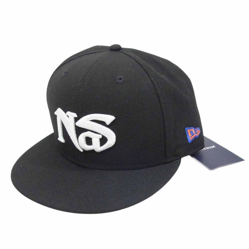 アップルバム 21AW NA2120901 × NAS × NEW ERA ニューエラ キャップ ブラック系【新古品】【未使用】【中古】