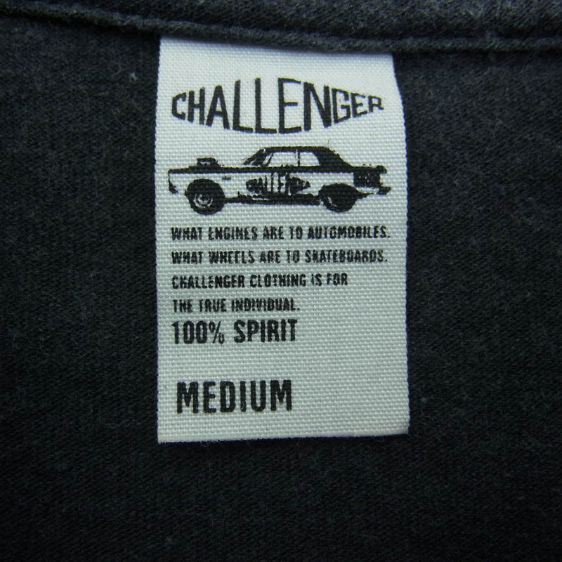 CHALLENGER チャレンジャー SHADOW TEE シャドウ Tシャツ グレー系 M【中古】