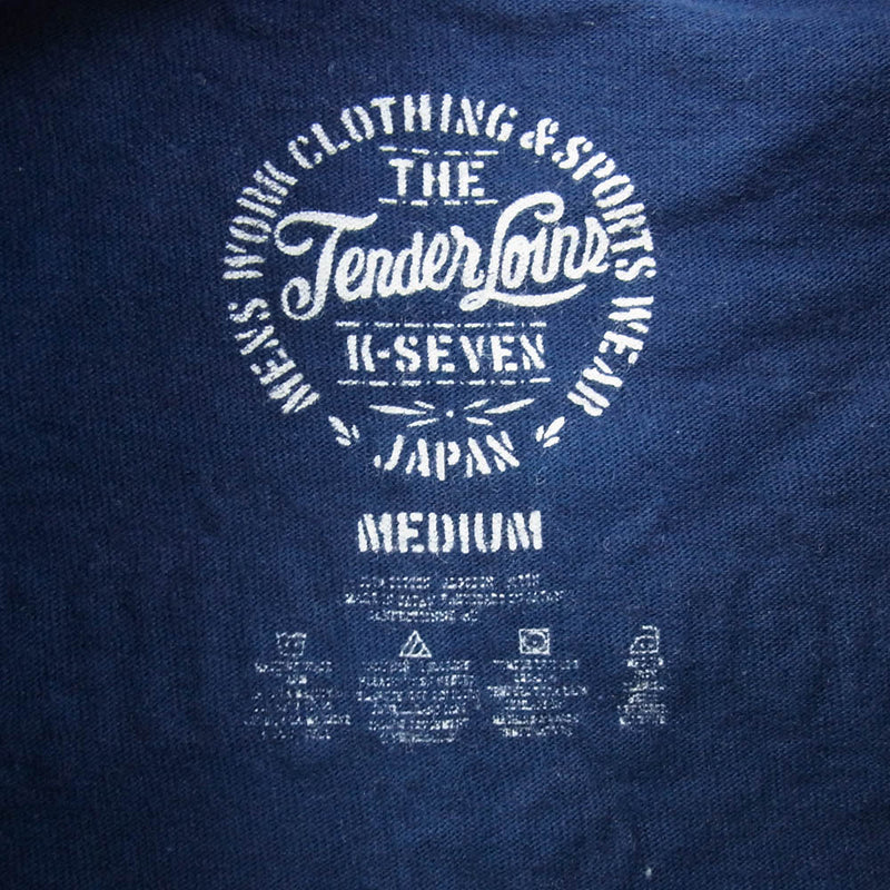 TENDERLOIN テンダーロイン T-TEE ALTERNATIVE オルタナティブ 半袖 Tシャツ ブルー系 M【中古】