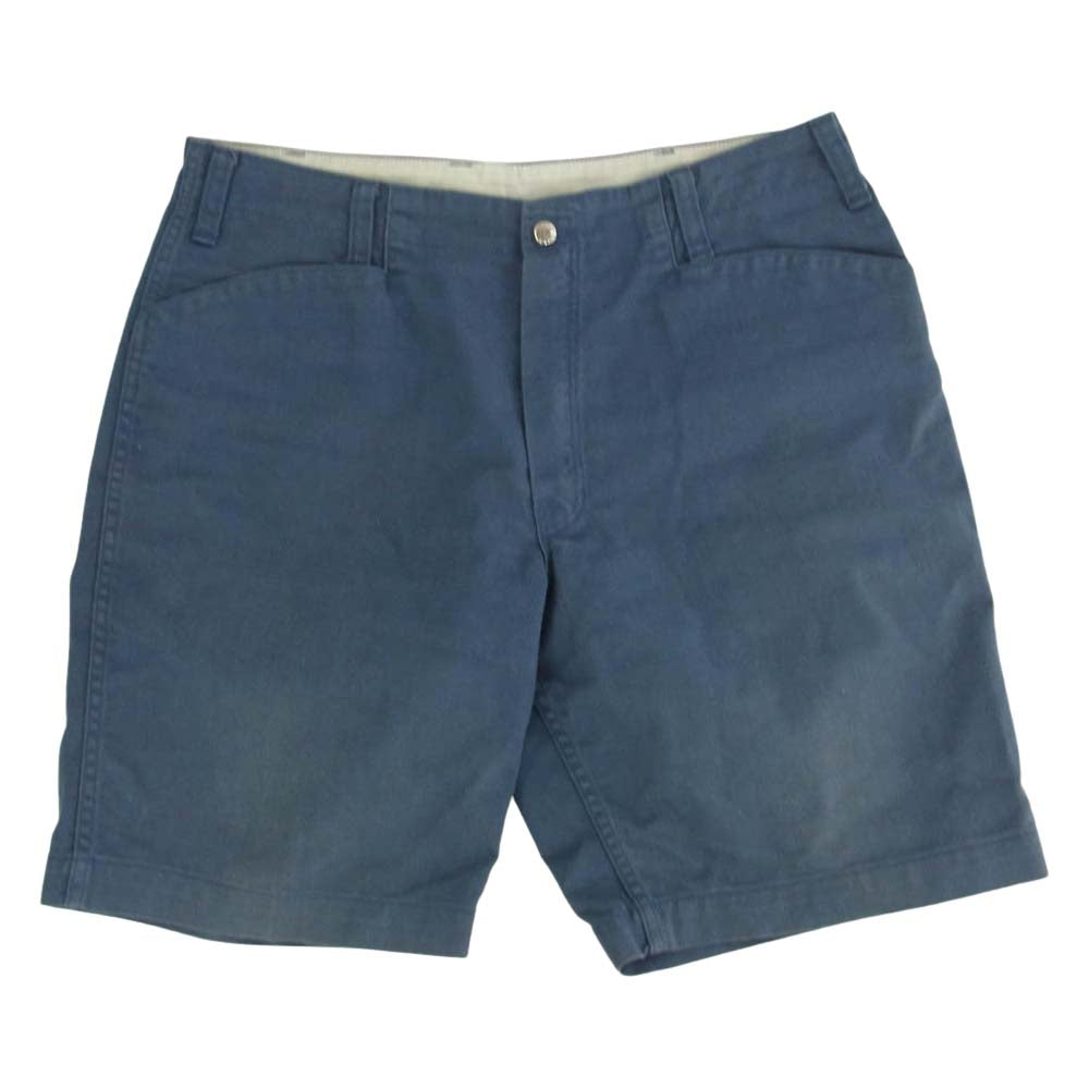 TENDERLOIN テンダーロイン T-BDP SHORTS T/C T/Cツイル フリスコ ショートパンツ ネイビー ブルー系 M【中古】