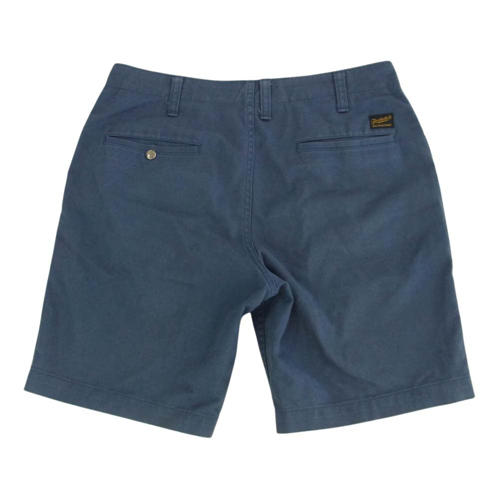 TENDERLOIN テンダーロイン T-BDP SHORTS T/C T/Cツイル フリスコ ショートパンツ ネイビー ブルー系 M【中古】