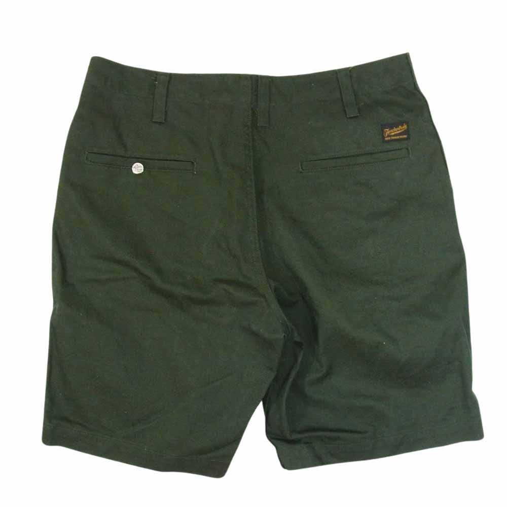 TENDERLOIN テンダーロイン T-BDP SHORTS T/C T/Cツイル フリスコ ショートパンツ グリーン系 M【中古】