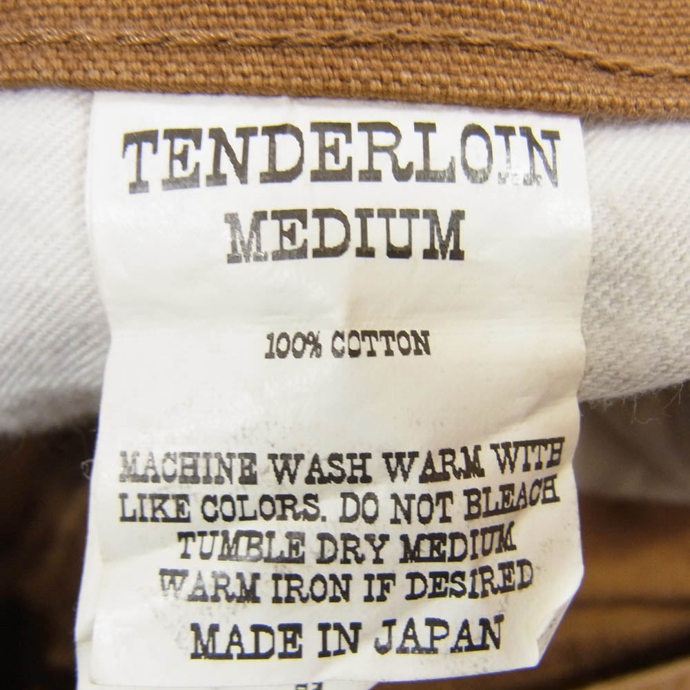 TENDERLOIN テンダーロイン T-BDP SHORTS DUCK ダック ショーツ ショートパンツ ブラウン系 M【中古】